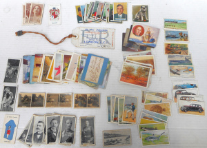 Lot 71 - Mixed Group lot Cigarette Cards (film stars, notable persons, stereosco