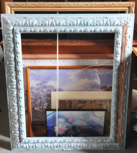 Lot 78 - Group Lot Mixed Pictures, Paintings & Frames
