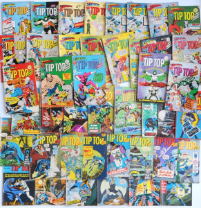 Lot 91 - Large lot - Vintage Australian 'Superman presents Tip Top Comic Monthly