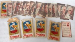 Lot 302 - 5 x packs Men of Stamina Collector Cards by Stamina clothing Company i
