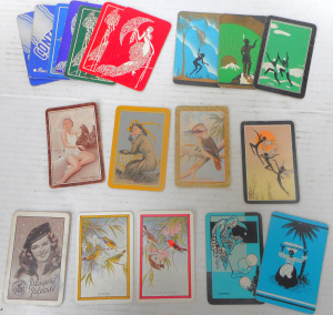 Lot 303 - Group Vintage Swap Cards, incl Advertising, Art Deco, Bannibal, etc