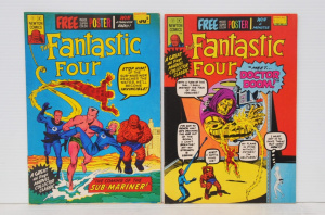 Lot 318 - 2 x Vintage Fantastic Four Comic Books, Number 3 & 4 - Australian,