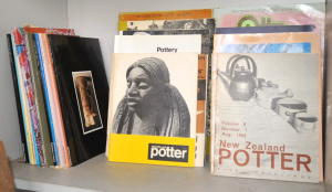 Lot 20 - Lot of Art & Pottery Ref Books & Magazines incl New Zealand Pot