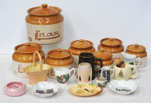 Lot 38 - 2 x Boxes of Australian Pottery & themed china incl Pates, Wembley