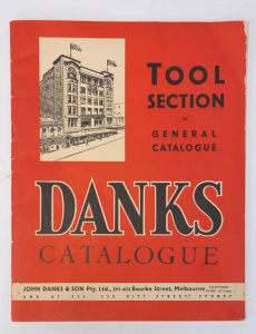 Lot 62 - Vintage Danks Tool Section & General Catalogue - B&W plates inc