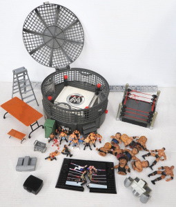 Lot 106 - Lot of WWE & WWF Toys inc Mostly Jakks Micro Aggression Mini Figur