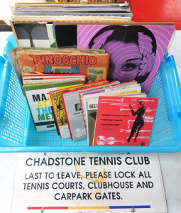 Lot 112 - Mixed Group lot inc Vintage Double sided sign Chadstone Tennis Club 50