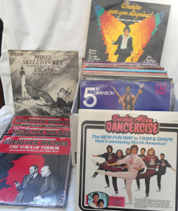 Lot 116 - Box Vinyl LP Records, inc Irene Cara, Seals & Croft, Randy Crawfor