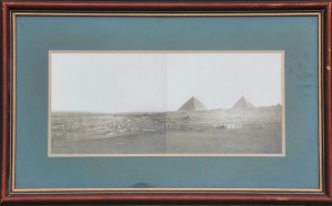 Lot 137 - Framed original WW1 2 piece Panoramic Photograph - 'A Comprehensive vi