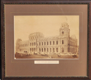 Lot 179 - Artist Unknown framed c1900 Photographic Engraving - Post Office, Melb