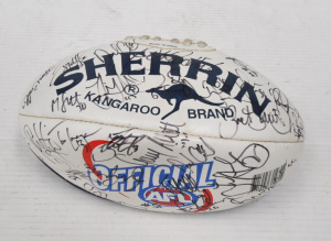 Lot 188 - Vintage Geelong Sherrin Football signed by Heaps of players c2000-2004