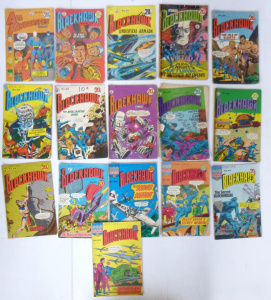 Lot 213 - Approx 15 x Vintage Australian Blackhawk Comic books - Numbers between
