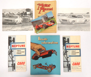 Lot 244 - Group lot - Vintage Oil & Motoring Ephemera - 2 x Neptune Fault lo