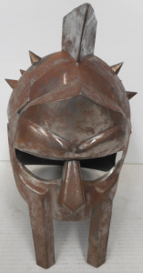 Lot 8 - Heavy Metal Replica of the Helmet from Gladiator, 32cmH