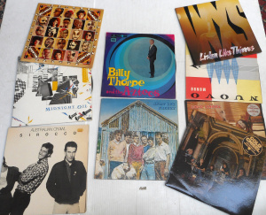 Lot 69 - Group Australian and NZ Vinyl LP Records, incl Midnight Oil, Cold Chise