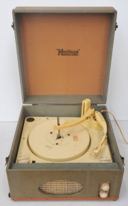Lot 88 - Vintage Collaro 'Meritone' Portable Record Player - Very Good Original
