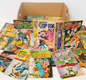 Lot 89 - Box lot - Vintage Australian Superman presents Tip Top Comic Monthly Co