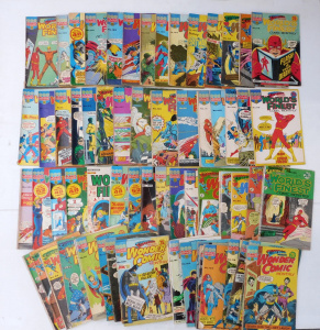 Lot 121 - Box lot of Vintage Australian Superman Presents Wonder Comics Monthly