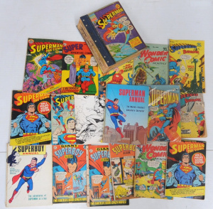 Lot 129 - Box lot - Vintage Australian Superman & Related Comic Books - Supe