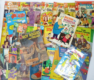 Lot 148 - Group lot - Vintage Comic Books - all From TV Shows - Milton the Monst
