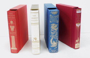 Lot 158 - 4 x HC The Folio Society Books w Slip Cases inc Grimms Fairy Tales, Pe