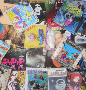 Lot 167 - Lot of Vintage Mixed Vinyl LP & 12 Inch Single Records incl B-52's