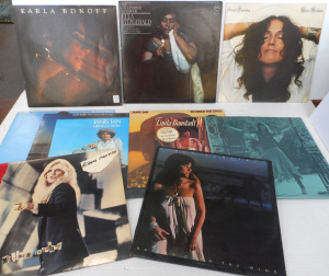 Lot 185 - Group of popular Vinyl LP Records by female artists, incl Karla Bonoff