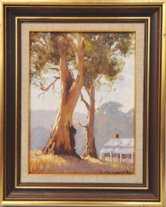 Lot 194 - Theo Delgrosso (1947-2011) Framed Oil painting - Daylesford Landscape
