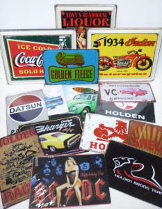 Lot 203 - Group Lot Reproduction Motoring Signs - Varying in size, Largest measu