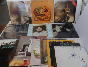 Lot 243 - Group of R&B Soul Vinyl LP Records, incl Isaac Hayes, Roberta Flac