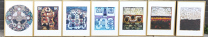 Lot 246 - Set of 7 x Leonard French Framed Prints - The Seven Days of Creation -