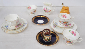 Lot 283 - Group lot of Ceramics inc Crescent Ware part English Floral Teaset, Li