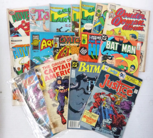 Lot 294 - Box lot - Mixed vintage Australian & US Superhero Comic Books - Pl