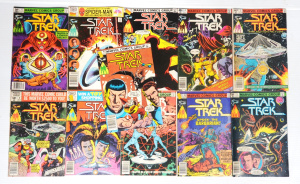 Lot 331 - Group lot - Vintage Marvel Star Trek Comic Books - all early Numbers -