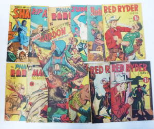 Lot 338 - Group lot - Vintage c1950s Australian Comic Books - Flash Gordon No13,