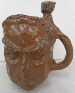 Lot 339 - Bendigo Pottery Novelty Character Jug of Sir Robert Menzies, Ltd ED 93