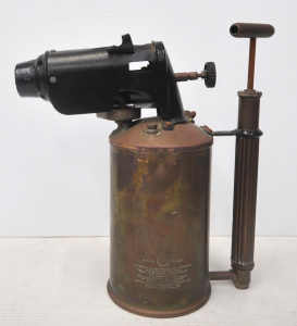 Lot 36 - Vintage Max Sievert Paraffin Brass Blow Torch Tool - Made In Sweden, ap