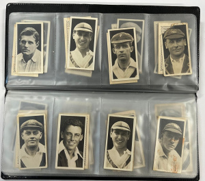 Lot 55 - c1928 Drapin Australian & English Test Cricketers Cigarette Cards -