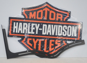 Lot 128 - Reproduction Harley Davidson Sign w Mounting Bracket