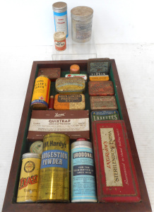 Lot 164 - Group lot Medical Tins and boxes