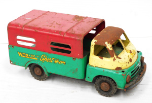 Lot 217 - Vintage Australian Wyn - Tin Toy Playmatic Sportsman Truck 14cm H