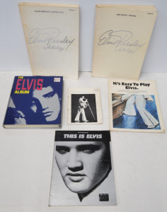 Lot 219 - Small Lot of Elvis Presley Music Books incl Elvis Presley Anthology Vo
