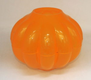 Lot 254 - Vintage Retro Orange Plastic Light Shade