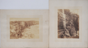 Lot 368 - Nicholas John Caire (1837-1918) 2 x Mounted Albumen Photographs - both