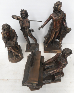 Lot 16 - 4 x Veronese Figurines of Classical Composers - Mozart, Beethoven, Chop