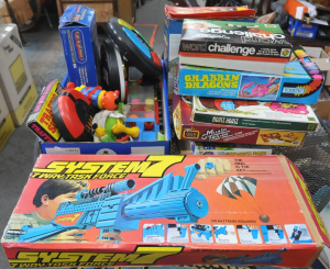 Lot 33 - Group Lot of Mixed Kids Toys incl Board Games, Electronic Simon Says Ga