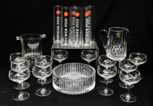 Lot 40 - Lot of Glassware & Crystal incl Set of 12 Cocktail Glasses, Waterfo