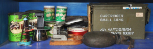 Lot 41 - Lot of Vintage Mixed Items incl Vintage MILO Tonic Food Drink Tins, Vin