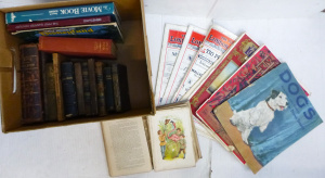 Lot 50 - Box lot of Vintage Books & Magazines incl 1950s - 60s The Illustrat
