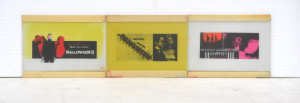 Lot 58 - 3 x Vintage Theatre Glass Advertising Slides for Andy Warhol's Flesh Fo